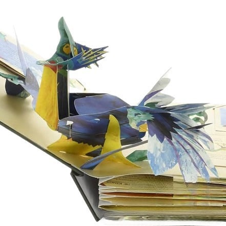 3D-bog om forhistoriske dinosaurer📙