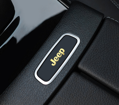 Metalbilklistermærker - 4 stk.