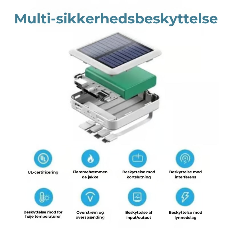 Solcelle-powerbank