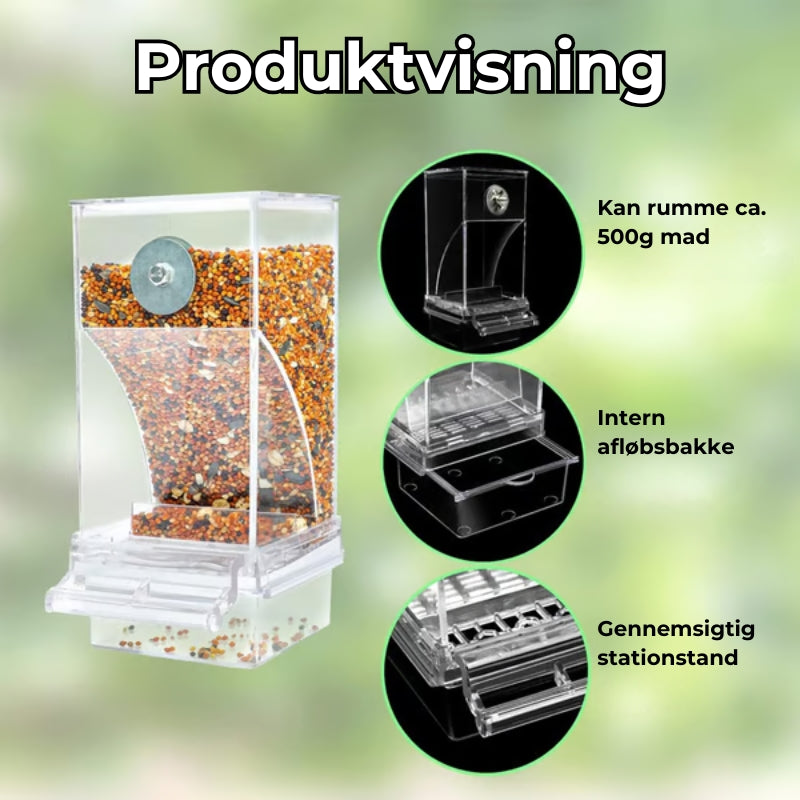 🔥Automatisk fuglefoderbræt uden spild