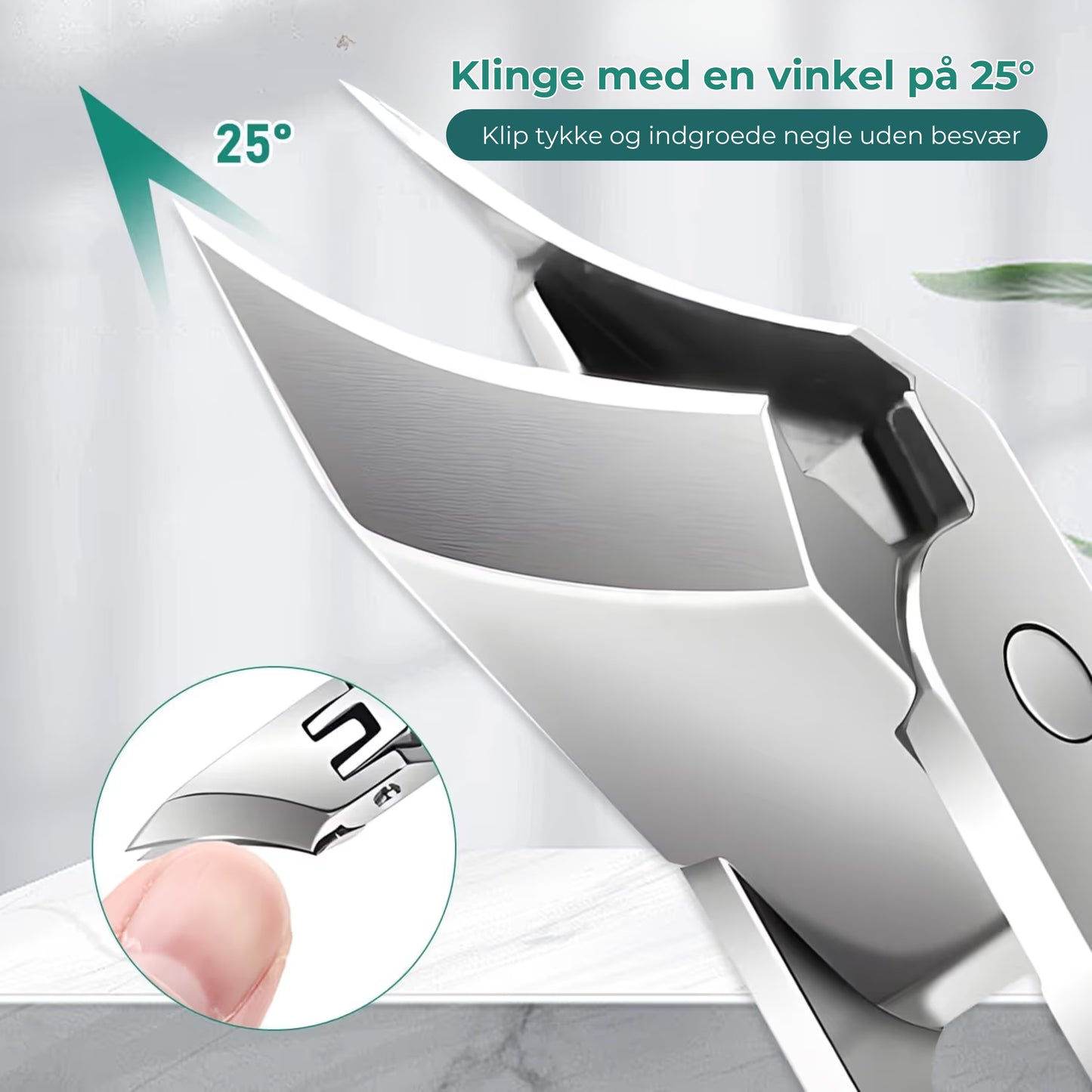Neglesæt til pleje af indgroede negle