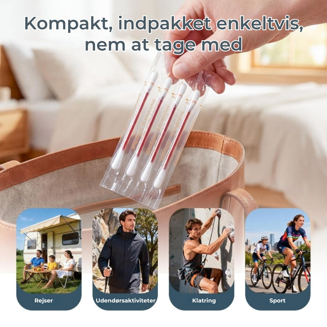 Jod-vatpinde – 50 stk.