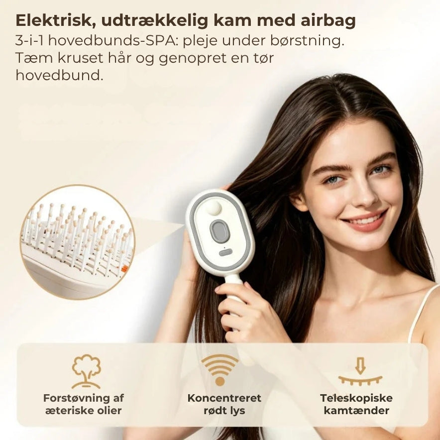 3-i-1 hovedbundsbørste