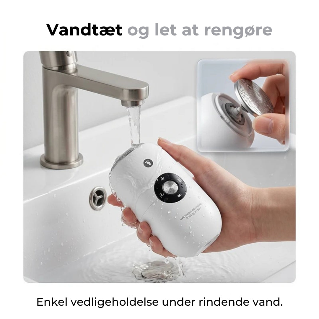 Bærbar elektrisk fodfil