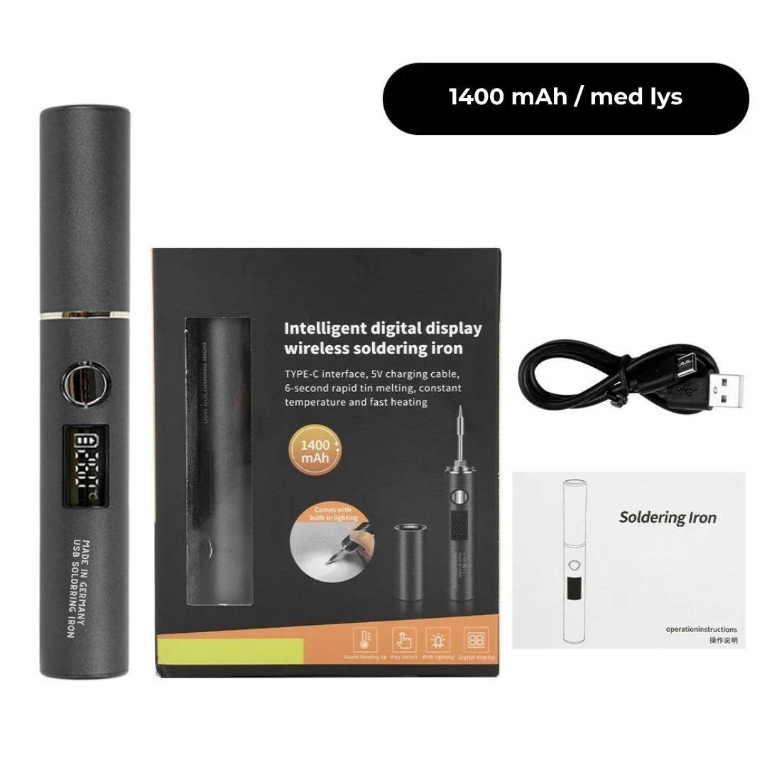 USB-opladelig loddekolbe