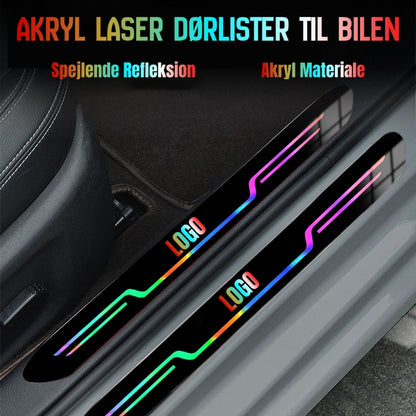 Akryl-laserdørlister (komplet sæt med 4 stk.)