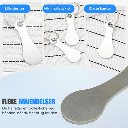 Token-nøglering til indkøbsvogn