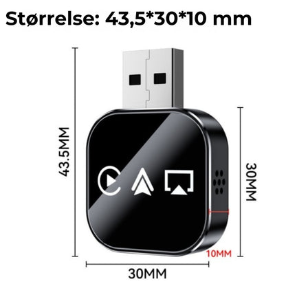 Trådløs Carplay-adapter V3 - Skærmvisning