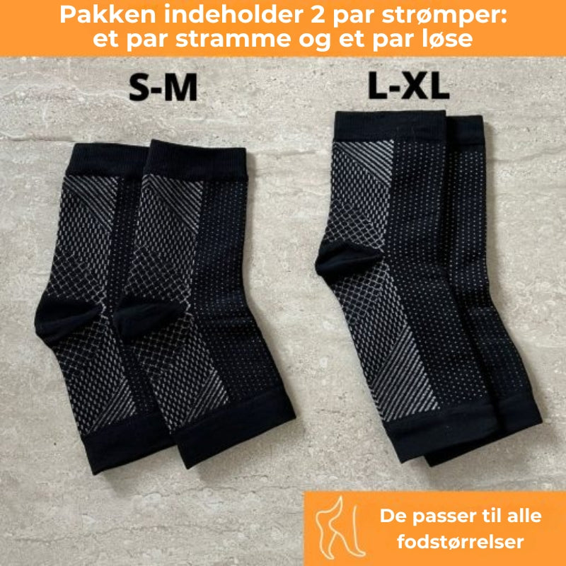 Kompressionsstrømper (2 par)
