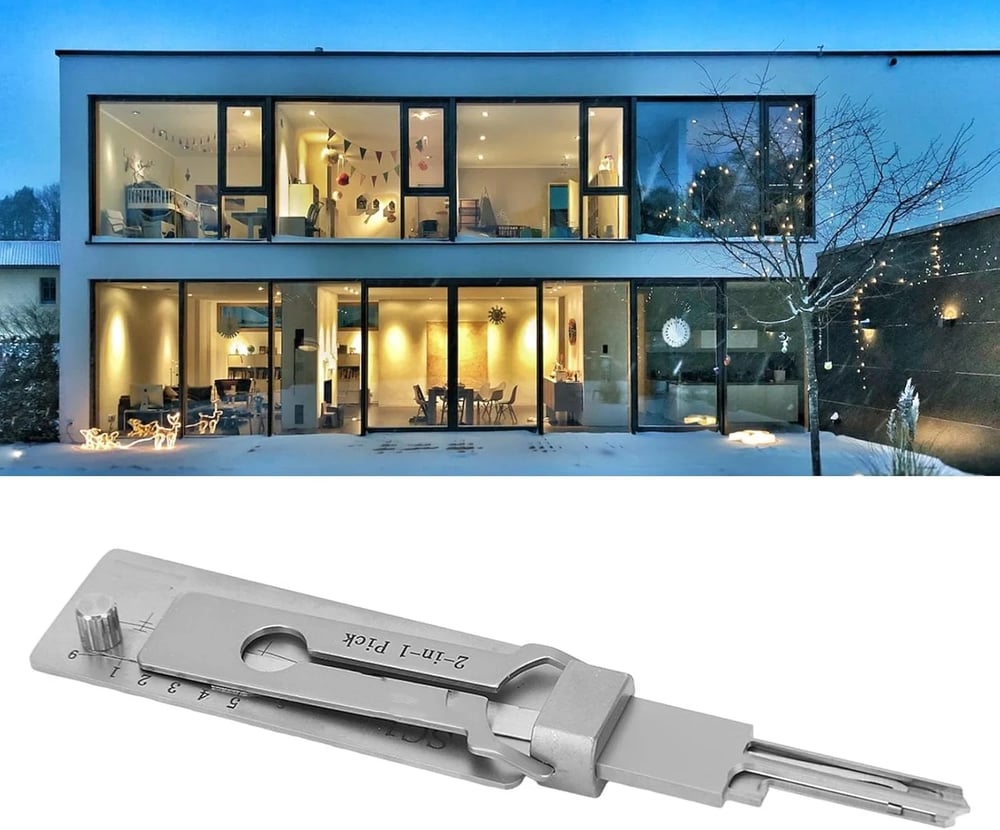 Lockpick-sæt i rustfrit stål