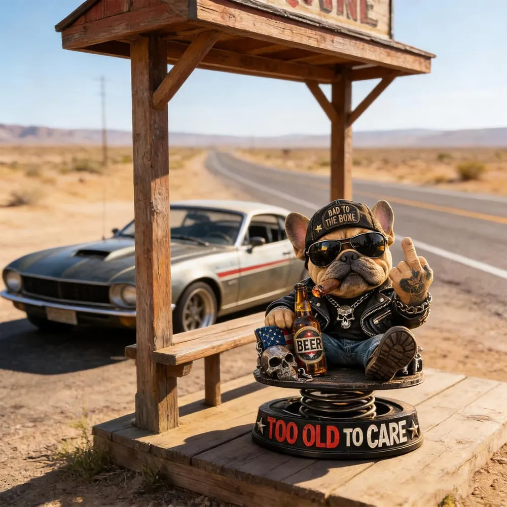 Cool bulldog-bildekoration