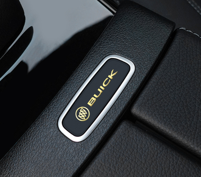 Metalbilklistermærker - 4 stk.