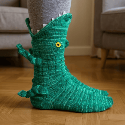 Realistiske hyggestrømper med dyr 🧦 Et par