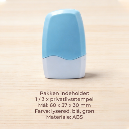 🔒 Fortrolighedsstempel til pakker og dokumenter 📦✏️🎁