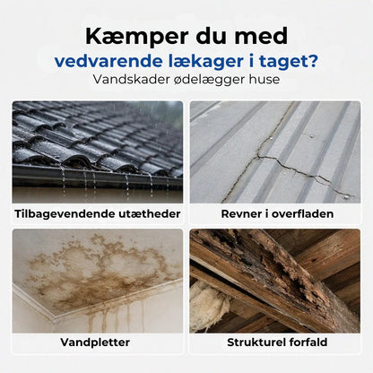 Tagforseglingskit med pensel – gennemsigtig og vandtæt