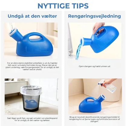Bærbar urinflaske