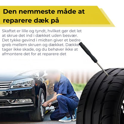 60-delt sæt med dækreparationsnitter i 2 størrelser