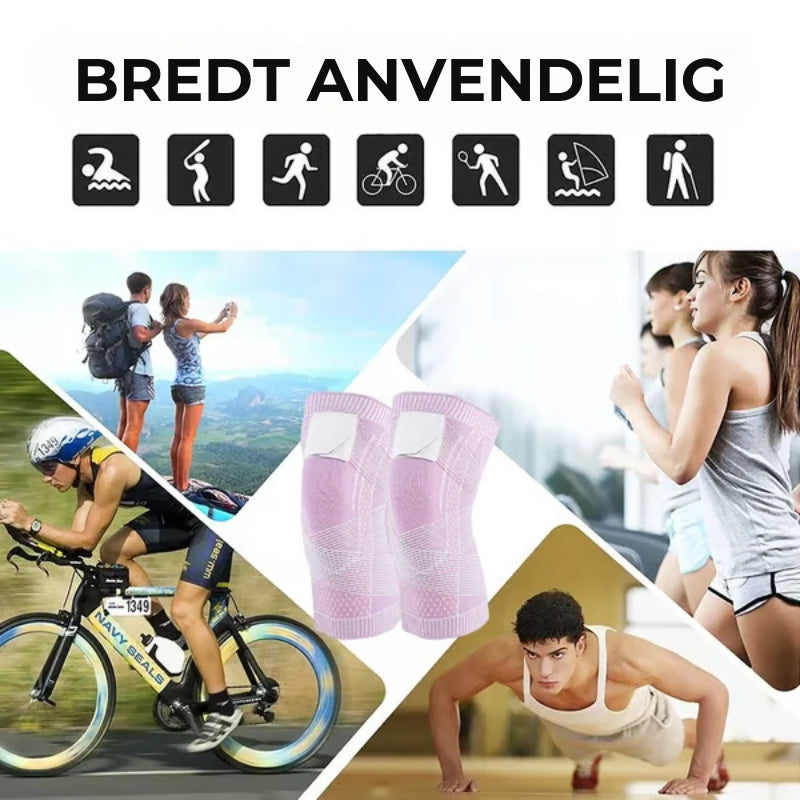 Knækompressionsmanchet - Bedste knæbandage
