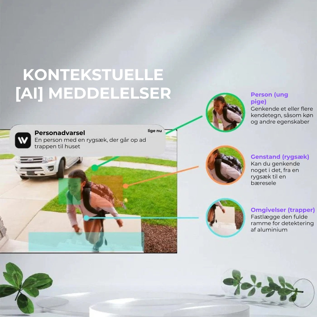 Smart lampe med overvågningskamera – HD-nattesyn og tovejslyd