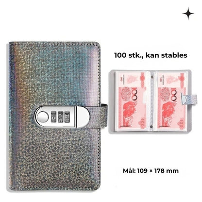 Sparebog med kodelås
