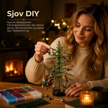 Gør-det-selv-sæt til perle-juletræ