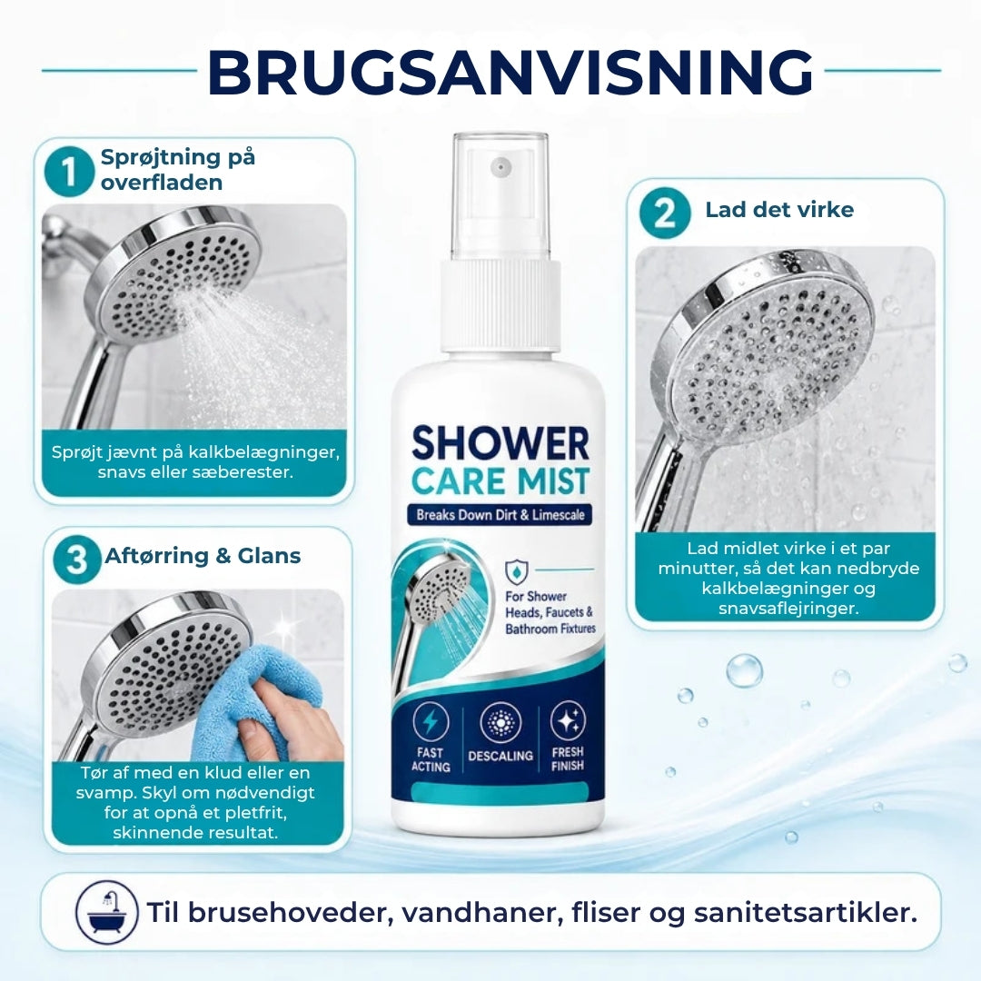 Hurtigtvirkende afkalkningsspray