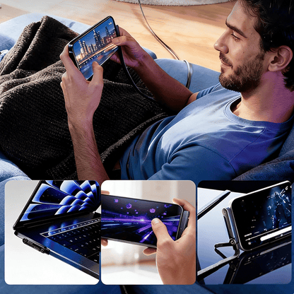 240 W hurtigopladerkabel med 360° roterbar holder