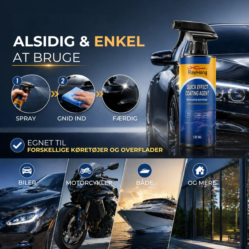 Beskyttende lak til biler (spray)