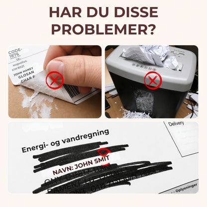 🔒 Fortrolighedsstempel til pakker og dokumenter 📦✏️🎁