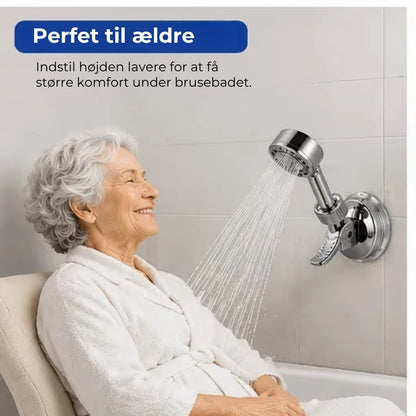 Justerbar bruseholder med sugekop