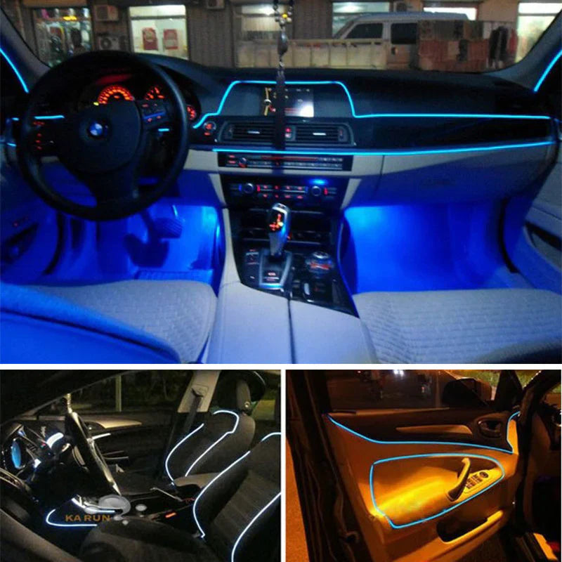 RGB LED-stemningsbelysning til bilen
