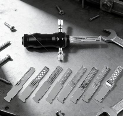 9-i-1 rørformet lockpick-sæt