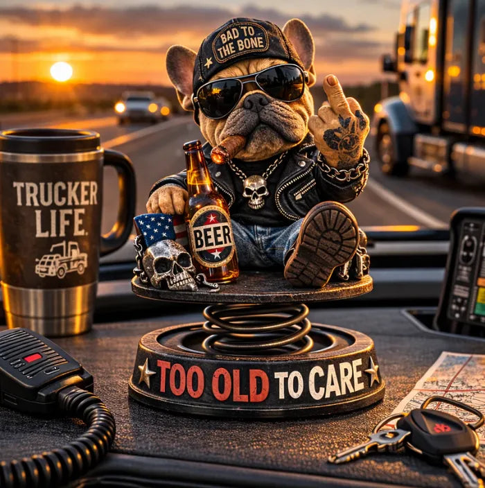 Cool bulldog-bildekoration