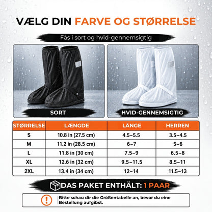 Vandtætte oversko – 1 par