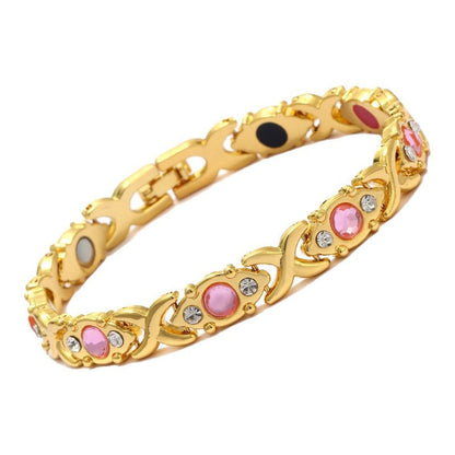 Rosaguld magnetarmbånd