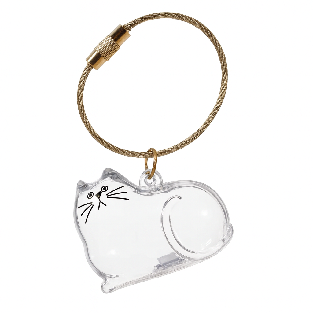 Snuzzle nøglering med dyrehår