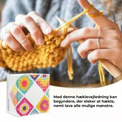 Hækleopskriftshæfte med vejledning