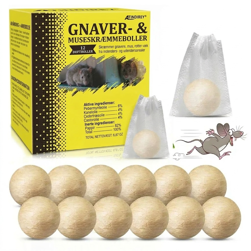 Gnaverskjold™ mus- og rotteafvisende kugler