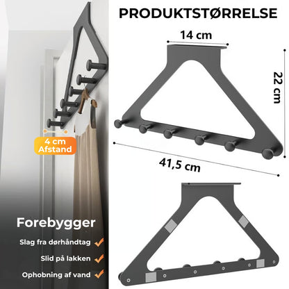 🏠 Dørhænger i slidstærkt kulstofstål