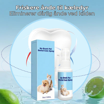 Tandplejespray til kæledyr