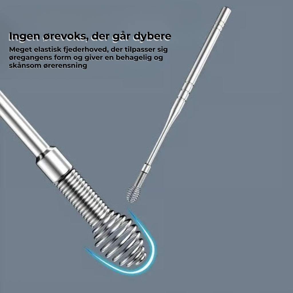 6 stk./sæt Ørevoksfjernelsessæt med opbevaringsæske