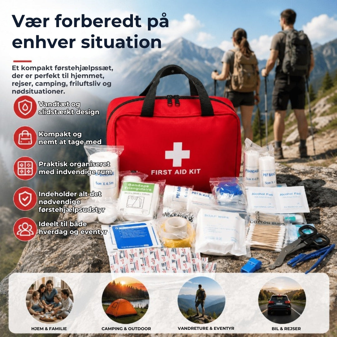 Komplet førstehjælpssæt