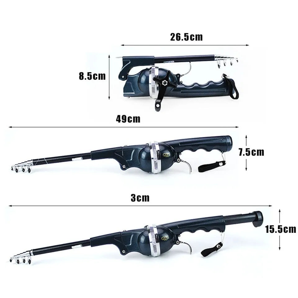 Foldbar fiskestang