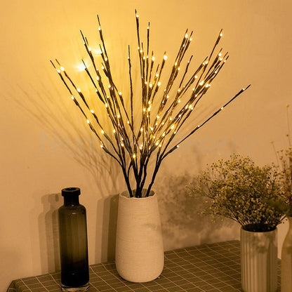 Dekorative LED-kviste (sæt med 5 kviste)