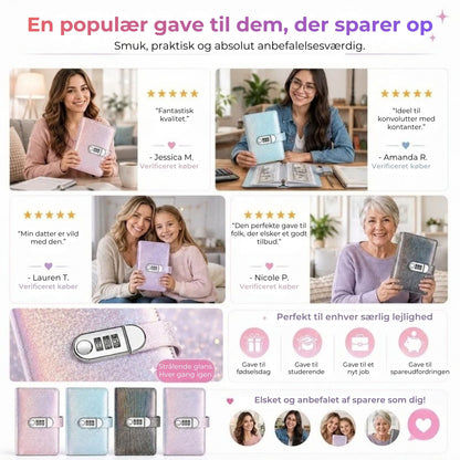 Sparebog med kodelås