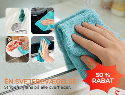 Mikrofiber-rengøringsklude – 20 stk. genanvendelige køkkenklude