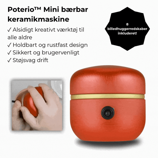 Poterio™ | Mini bærbar keramikmaskine