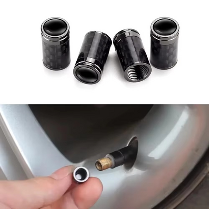 Ventilhætter i kulfiber til dæk – lækagesikkert hjulbeskyttelsessæt