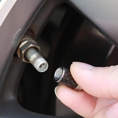 Ventilhætter i kulfiber til dæk – lækagesikkert hjulbeskyttelsessæt