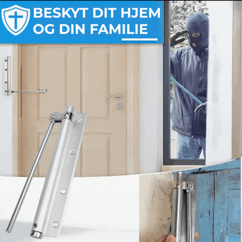 Selvlukkende automatisk dørhængsel